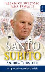 Okładka Santo subito. Tajemnice świętości Jana Pawła II