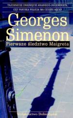 Okładka Pierwsze śledztwo Maigreta