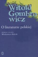 Okładka O literaturze polskiej