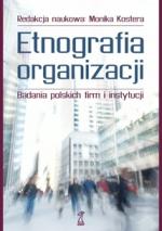Okładka Etnografia organizacji