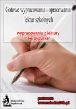 Okładka Wypracowania - Witold Gombrowicz „Ferdydurke”