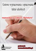 Okładka Wypracowania - Juliusz Słowacki „Balladyna”