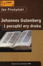 Okładka Johannes Gutenberg i początki ery druku