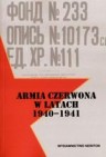 Okładka Armia Czerwona w latach 1940-1941