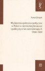 Okładka Wydarzenia społeczno-polityczne w Polsce w niemieckiej literaturze i publicystyce lat osiemdziesiątych (1980-1989)