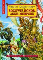 Okładka Świat Dysku: Bogowie, honor, Ankh-Morpork