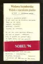 Okładka Widok z ziarnkiem piasku. 102 wiersze.