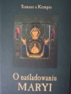 Okładka O naśladowaniu Maryi