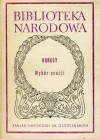 Okładka Wybór poezji
