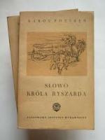 Okładka Słowo Króla Ryszarda