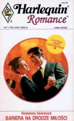 Okładka Bariera na drodze miłości