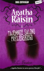 Okładka Agatha Raisin i tajemnice salonu fryzjerskiego