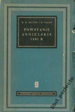 Okładka Powstanie Angielskie 1381 roku
