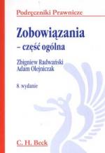 Okładka Prawo cywilne. Zobowiązania. Część ogólna