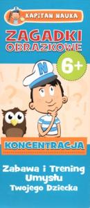 Okładka Zagadki obrazkowe. Koncentracja