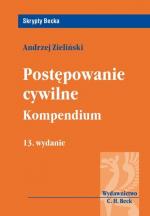 Okładka Postępowanie cywilne. Kompendium