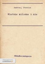 Okładka Wiersze miłosne i nie