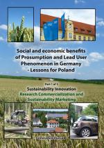 Okładka Social and economic benefits of Prosumption and Lead User Phenomenon in Germany - Lessons for Poland