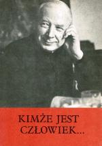 Okładka Kimże jest człowiek...