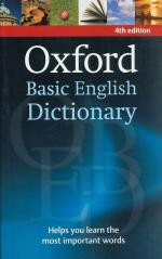 Okładka Oxford Basic English Dictionary