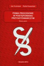 Okładka Pisma procesowe w postępowaniu przygotowawczym. Wzory pism
