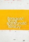 Okładka Literackość filozofii, filozoficzność literatury
