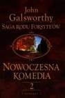 Okładka Saga rodu Forsyte'ów. Nowoczesna komedia 2. Milczące zaloty. Srebrna łyżeczka