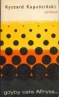 Okładka Gdyby cała Afryka