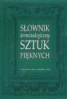 Okładka Słownik terminologiczny sztuk pięknych